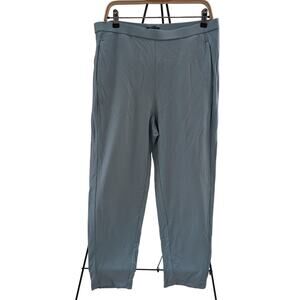 Eileen Fisher Size Large Comfort Pants Tencel Blend Light Blue Pull-on